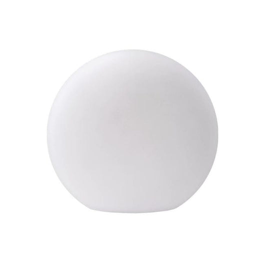 Lampada a palla da giardino in resina Lampade da terra a sfera luce bianca 300mm