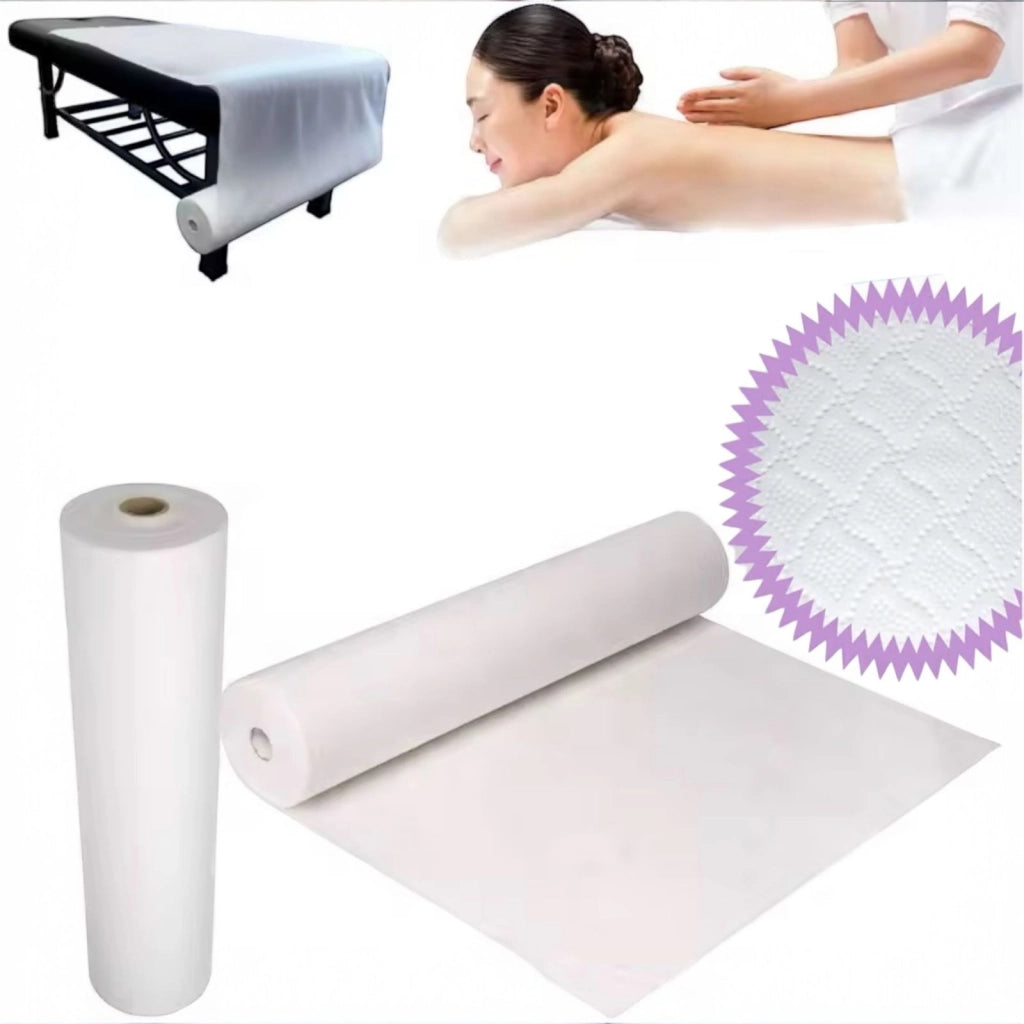 Lenzuolo Medico Monouso 50 mt 135 Strappi 100% Cellulosa Morbido e Resistente 02