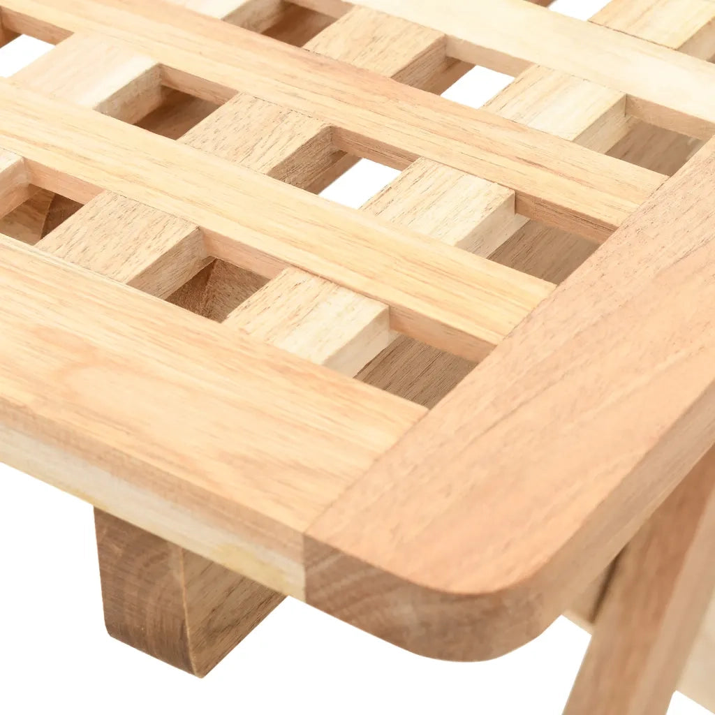 Tavolo Pieghevole in Legno di Noce 50x50x49 cm 247105