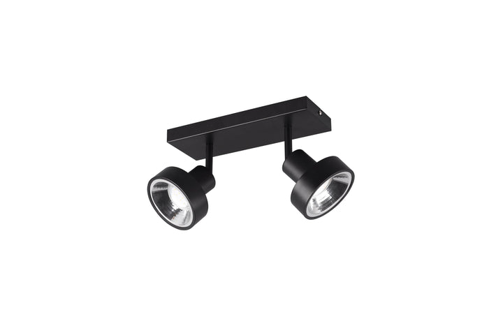 Faretto da Interno a LED in Metallo Nero Opaco