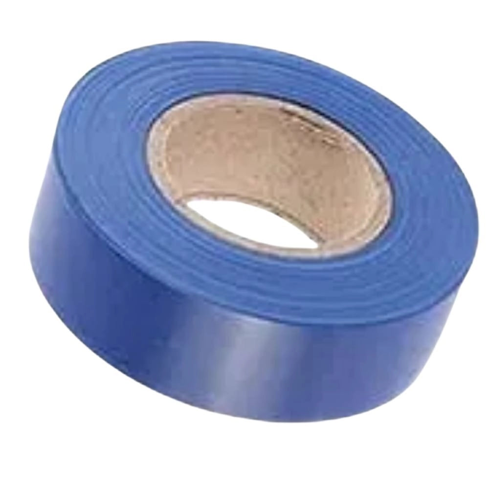 Nastro isolante in pvc autoestinguente raytech per impianti elettrici e cablaggi *** colore blu, dimensioni 19 mm x 2...