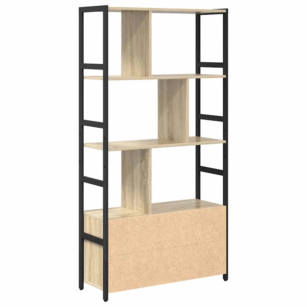 vidaXL Libreria rovere sonoma 80 x 30 x 155.5 cm Legno multistrato