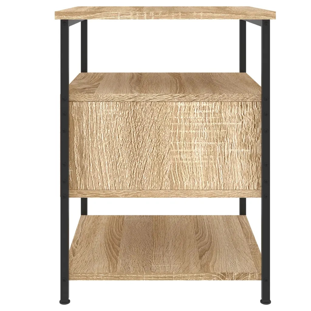 Comodino-Tavolino da notte Rovere Sonoma 40x42x56 cm in Legno Multistrato