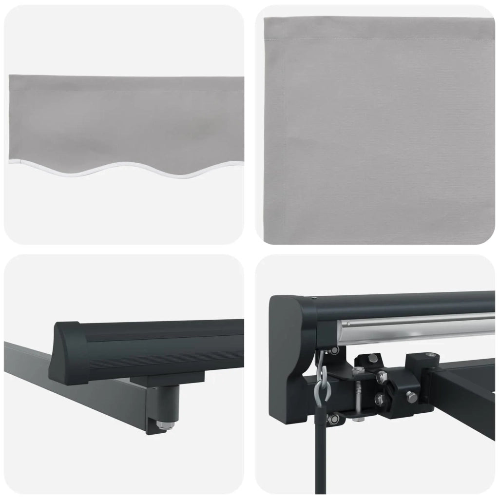 Struttura della tenda Grigio chiaro 500 × 300 cm 3331385