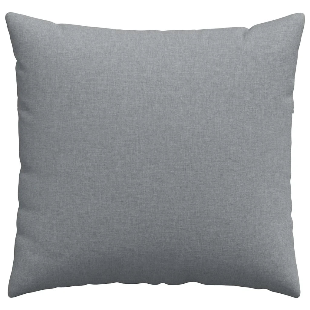Cuscini da Divano 2 pcs Grigio chiaro 45 x 45 cm Tessuto