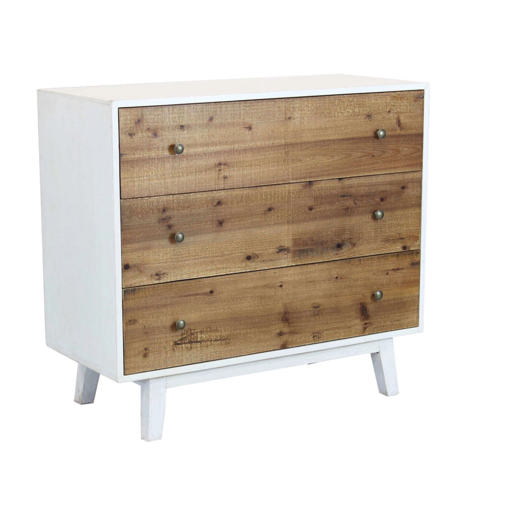 Cassettiera con 3 cassetti in Legno Composito cm 100x45x90 - JONNY