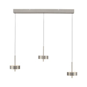 Lampada sospesa LED argento 95cm 3x9W CCT Neuhaus