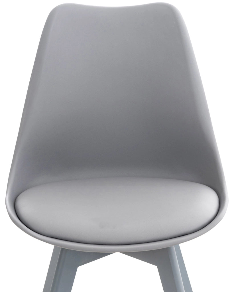 Sedia Pranzo Linares Grigio/grigio,Plastica