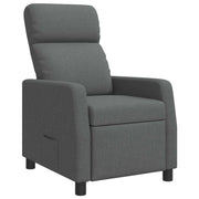 Poltrona reclinabile Grigio Scuro Tessuto 42035078