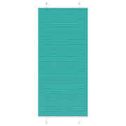 Tenda Plissettata Verde petrolio 100x200 cm Larghezza Tessuto