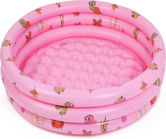 Piscina per bambini - 130 cm - Inflabili - Bagnetto per neonati - Bambino - Rosso - Circolare