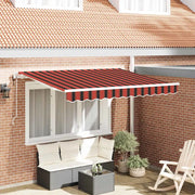 vidaXL Tenda Retrattile Multicolore 300 x 200 cm
