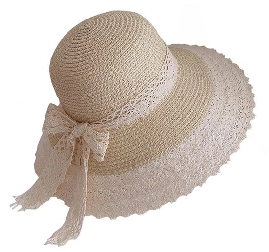Cappello di Panama opacizzante UPF 50% - Cappello da sole opacos - Federa - Larghezza bordo 11,5 cm - Beige - Respirante e comodo