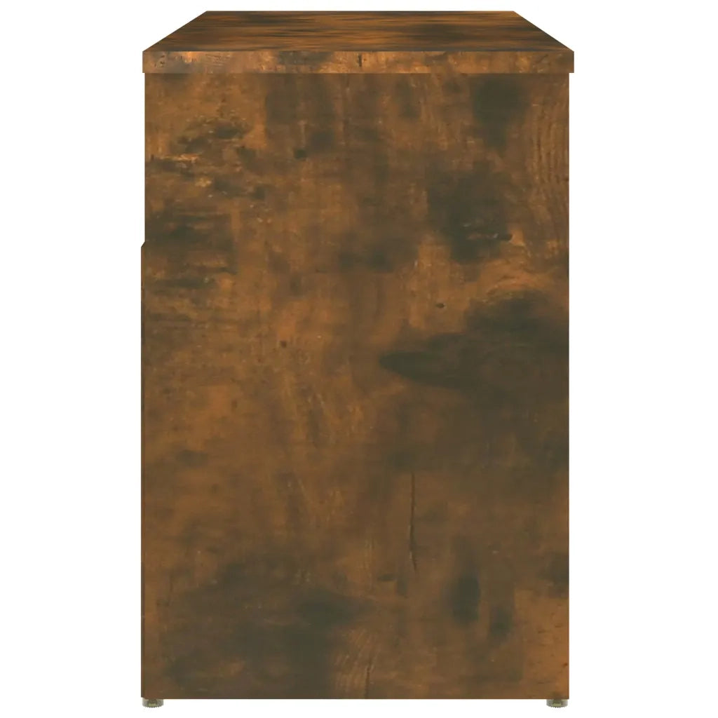 Scarpiera-Scaffale per scarpe Rovere Fumo 80x30x45 cm in Legno Multistrato