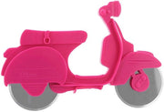 Snidatore per pizza con rulli in acciaio inossidabile - plastica - scooter stabile - accessorio cucina prático - idea regalo