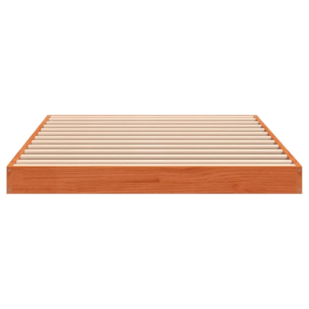Giroletto Marrone Cera 90x200 cm in Legno Massello di Pino