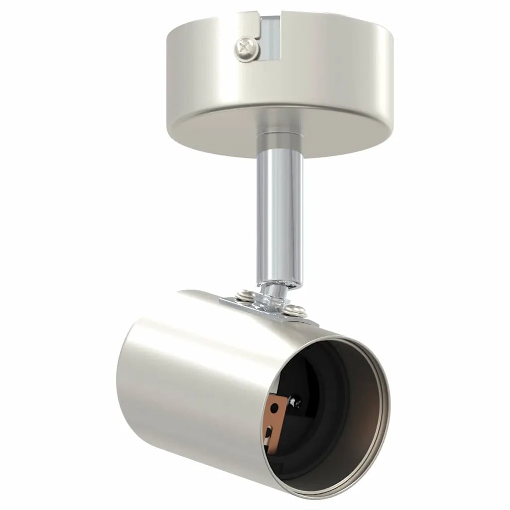 Faretto da soffitto Nichel 6,5 x 6 x 11,5 cm Metallo 4108178