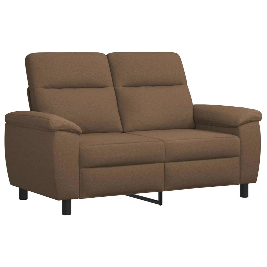 Set di divani 2 pcs Marrone Tessuto 3430588