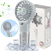 Ventilatore portatile USB con batteria da 5200 mAh - Ventilatore mini ricaricabile con 4 velocità