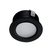 Faretto incasso IP65 nero tondo LED 1W 6500K Kanlux