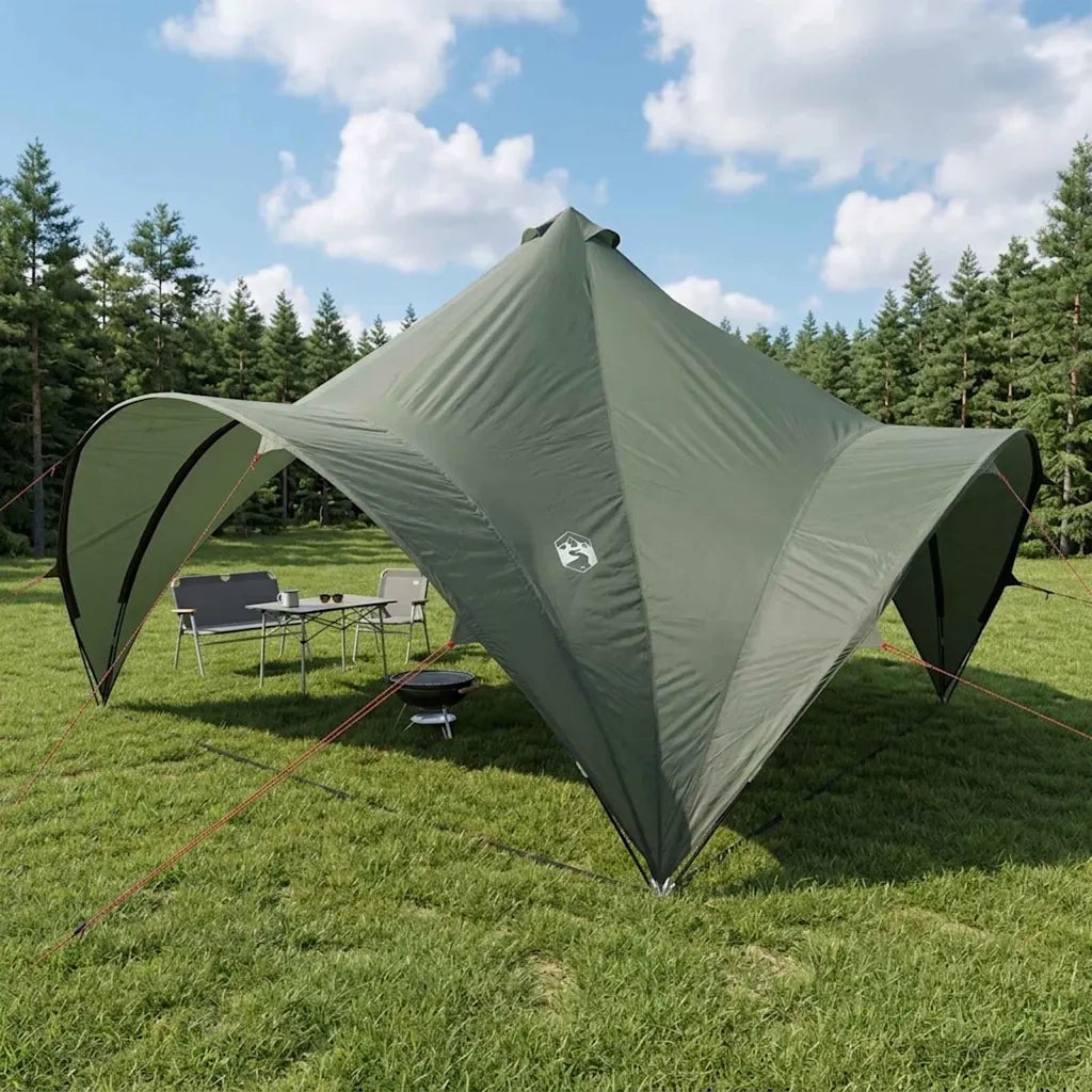 Tenda Party con tetto Verde militare 400 x 400 x 320 cm 42028618