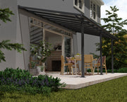 Pergola Addossata in Alluminio Olympia 3X6.2 m Grigio