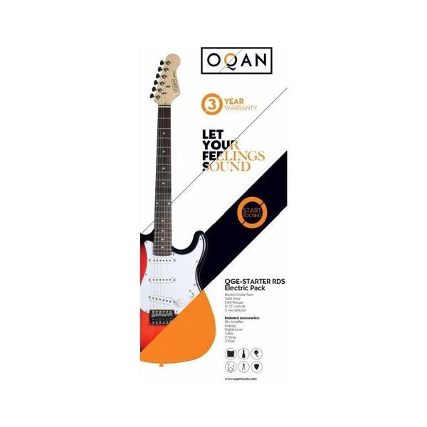Chitarra e amplificatore oqan 657003 qge starter rds electric pack