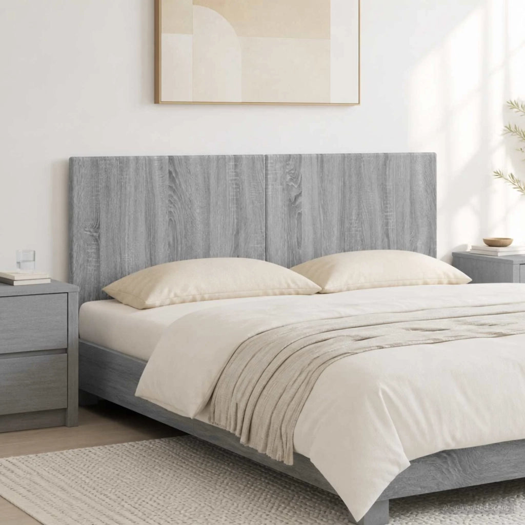 Testiera da Muro BREDA Sonoma grigio Legno ingegnerizzato 897621