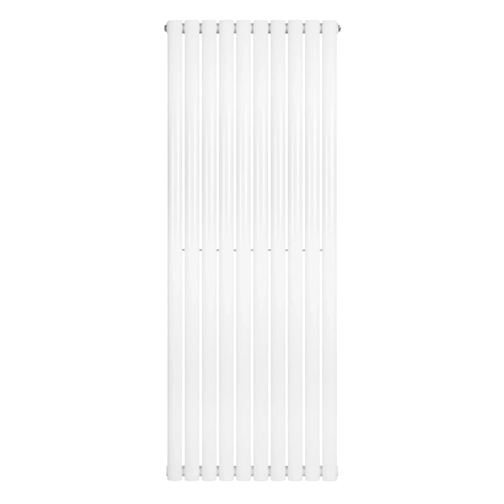Radiatore Verticale Design Ovale Colonna Singola Bianco 1600x600 mm