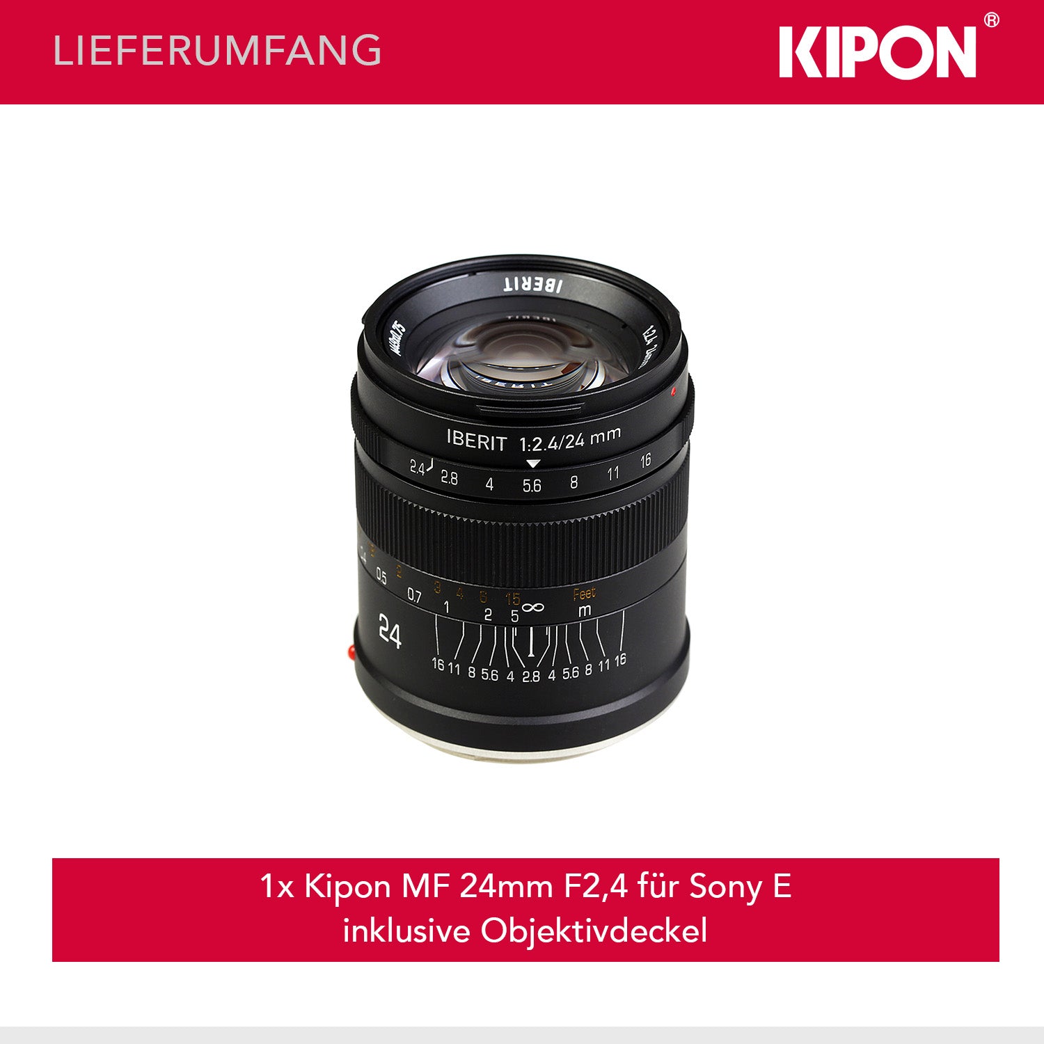 Kipon Iberit 24/2,4 Full Frame Sony E