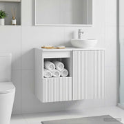 Mobile da Bagno Bianco 30 x 35 x 50 cm Legno ingegnerizzato 890482
