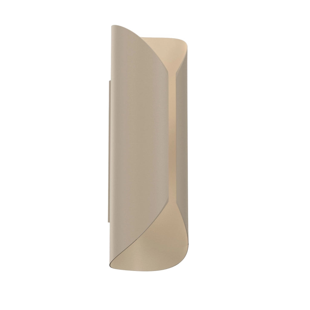 Applique Barbos beige 2xG9 metallo a rullo Luminex