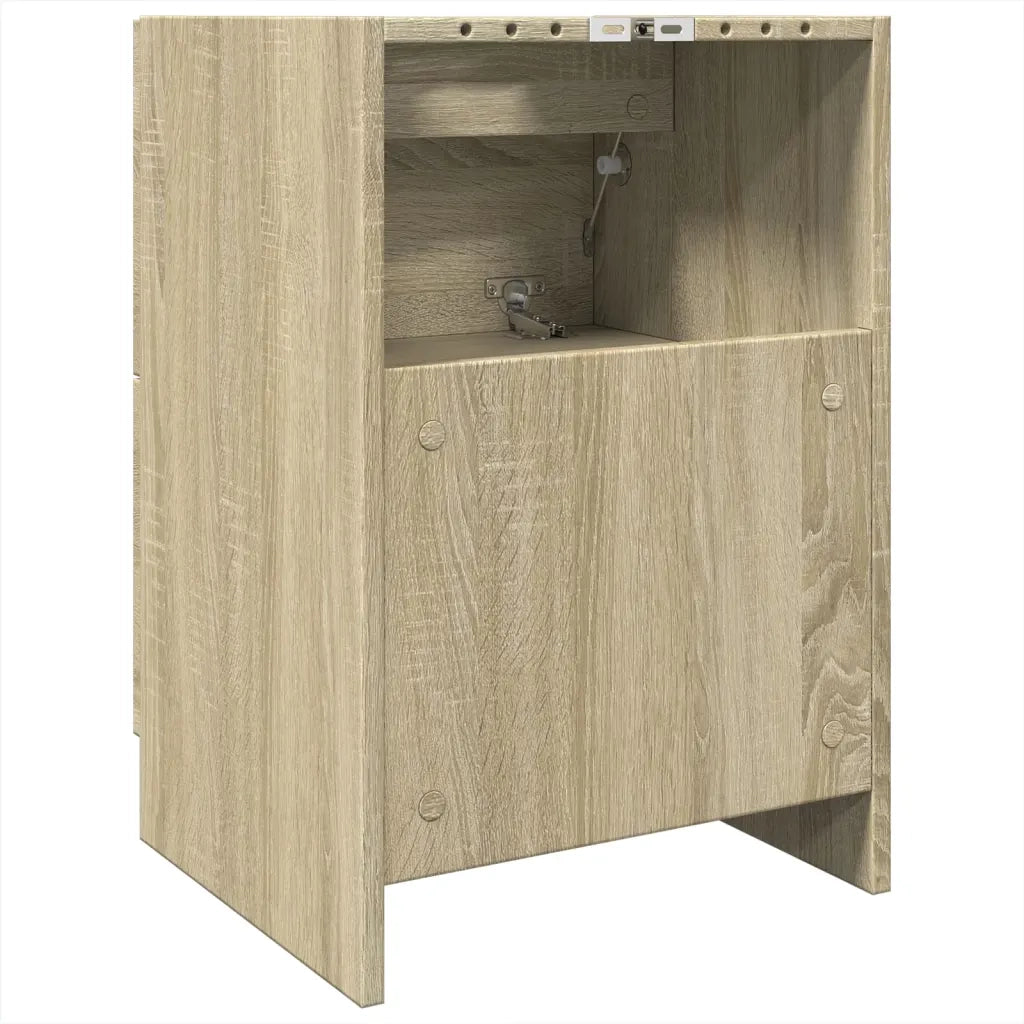 Mobile Sottolavabo-Armadietto da bagno Rovere Sonoma 63x30x54 cm in Truciolare