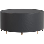 Copertura per Mobili da Giardino Invernale Impermeabile Anti-UV ¨C zephmum ¨C 214x70 cm Nero