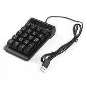 Trade Shop - Tastierino Numerico Usb Tastiera 19 Tasti Calcolatrice Per Pc Computer Notebook -