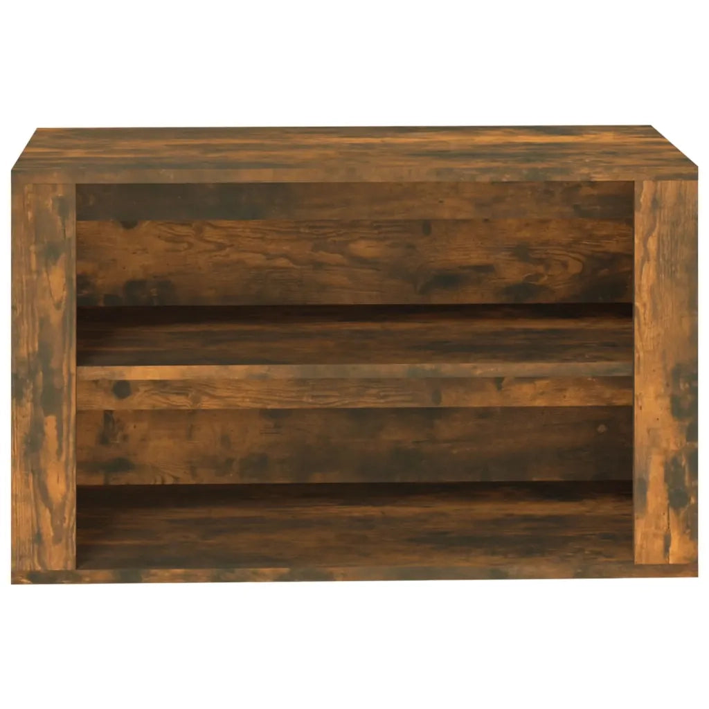 Scarpiera | Mobile per scarpe Rovere Fumo 75x35x45 cm in Legno Multistrato