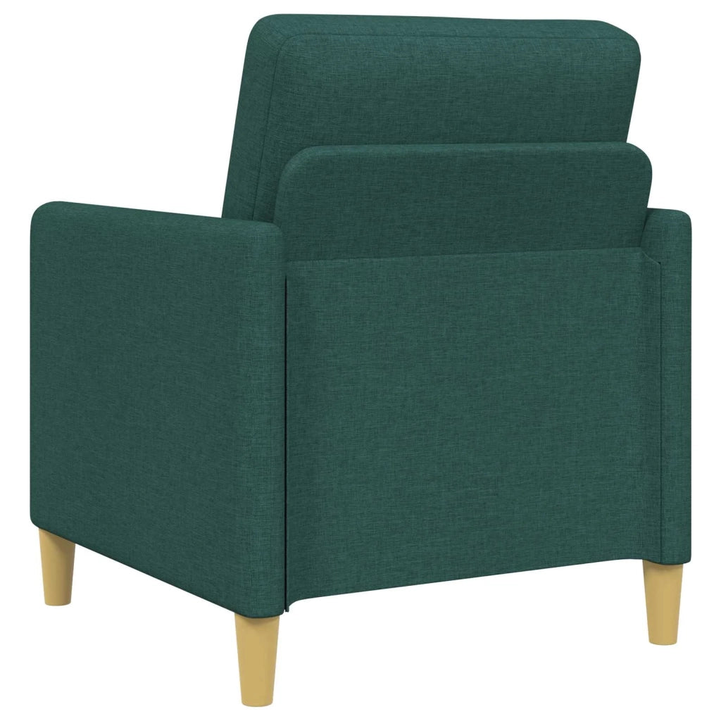 Set di Divani con Storage 2 pz Verde Scuro Poliestere 3429237