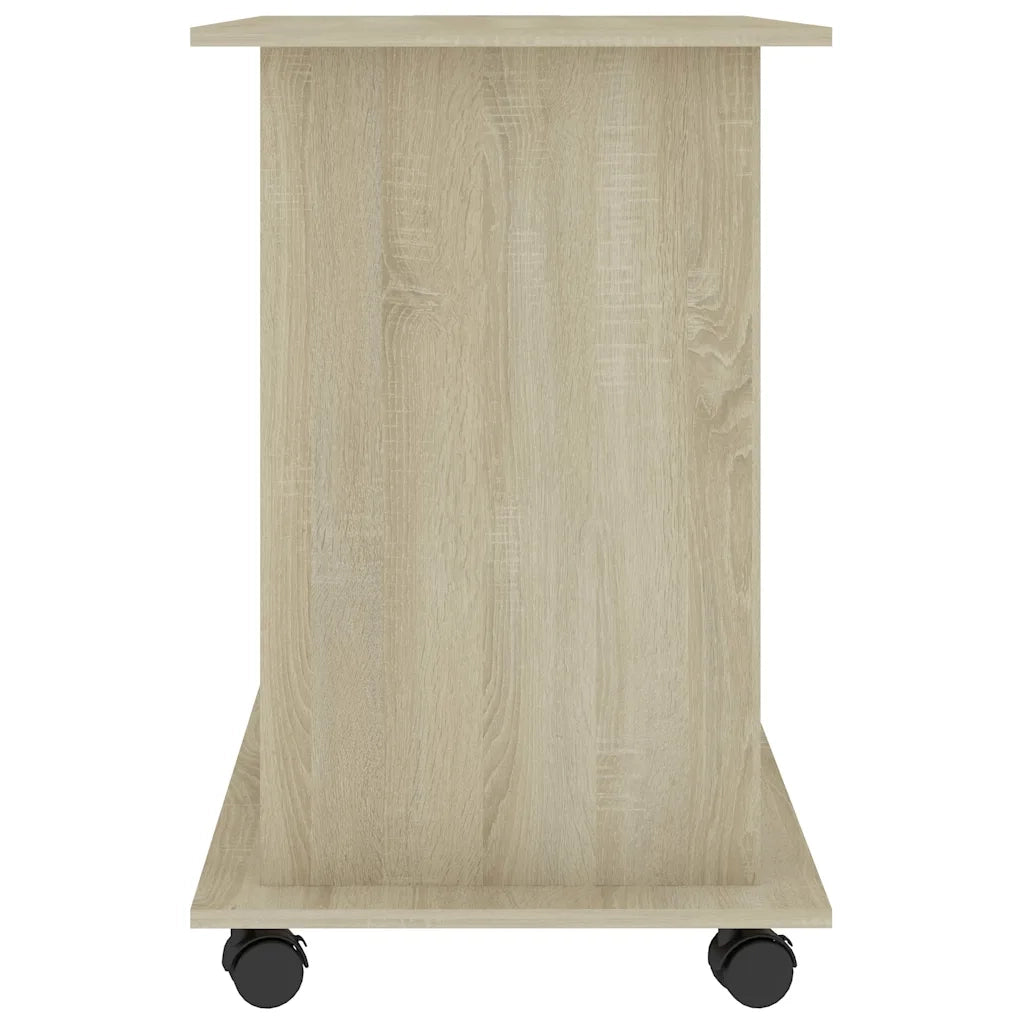 Scrivania | Tavolo da Ufficio Computer Rovere Sonoma 80x50x75 cm Legno Multistrato