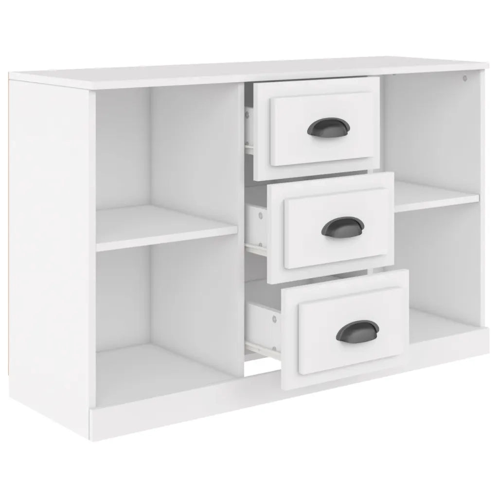 Credenza Bianca 104,5x35,5x67,5 cm in Legno Multistratocod mxl 105876
