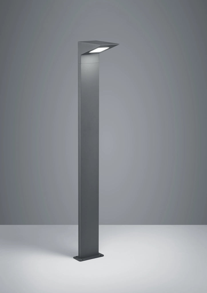 Lampione Esterno Palo Giardino Led Antracite 100 cm Nelson GD Trio