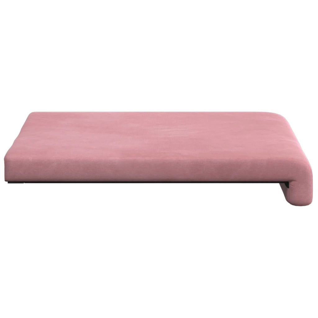 Cuscino per panchina 4 pcs Velluto Rosa Profondità 35 cm 42043102