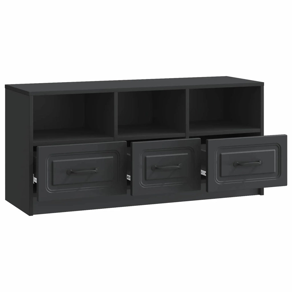 Mobile TV-Credenza per TV Nero 102 x 34,5 x 47 cm Legno ingegnerizzato 952023