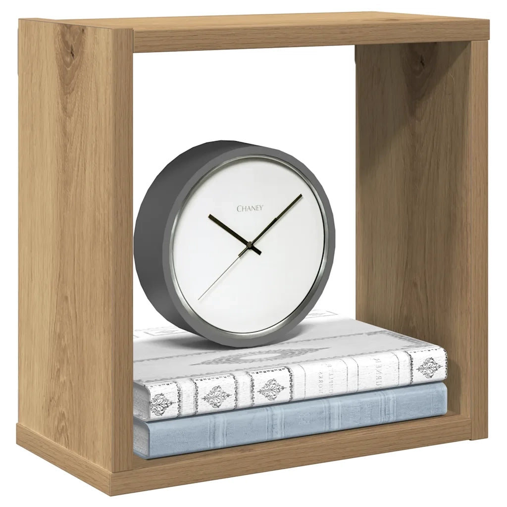 Mensole Parete a Cubo 6 pz Artigianale 30x15x30 cm Truciolato 856581