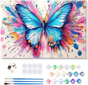 Kit di pittura per tela 8 x 30,5 cm - colore Vlinder - per adulti/bambini - pigmenti acrilici di alta qualità