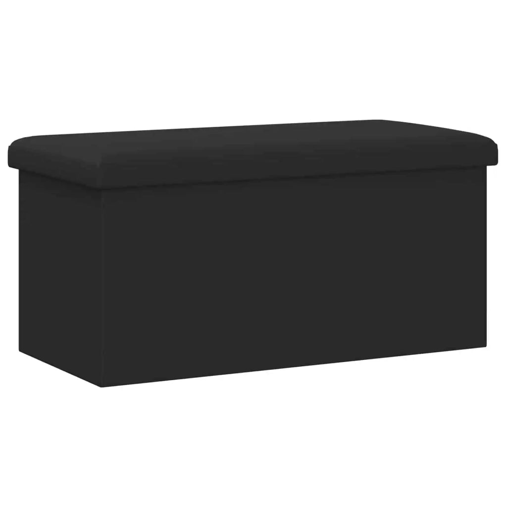 Panchina di stoccaggio pieghevole Nero PVC 42045233