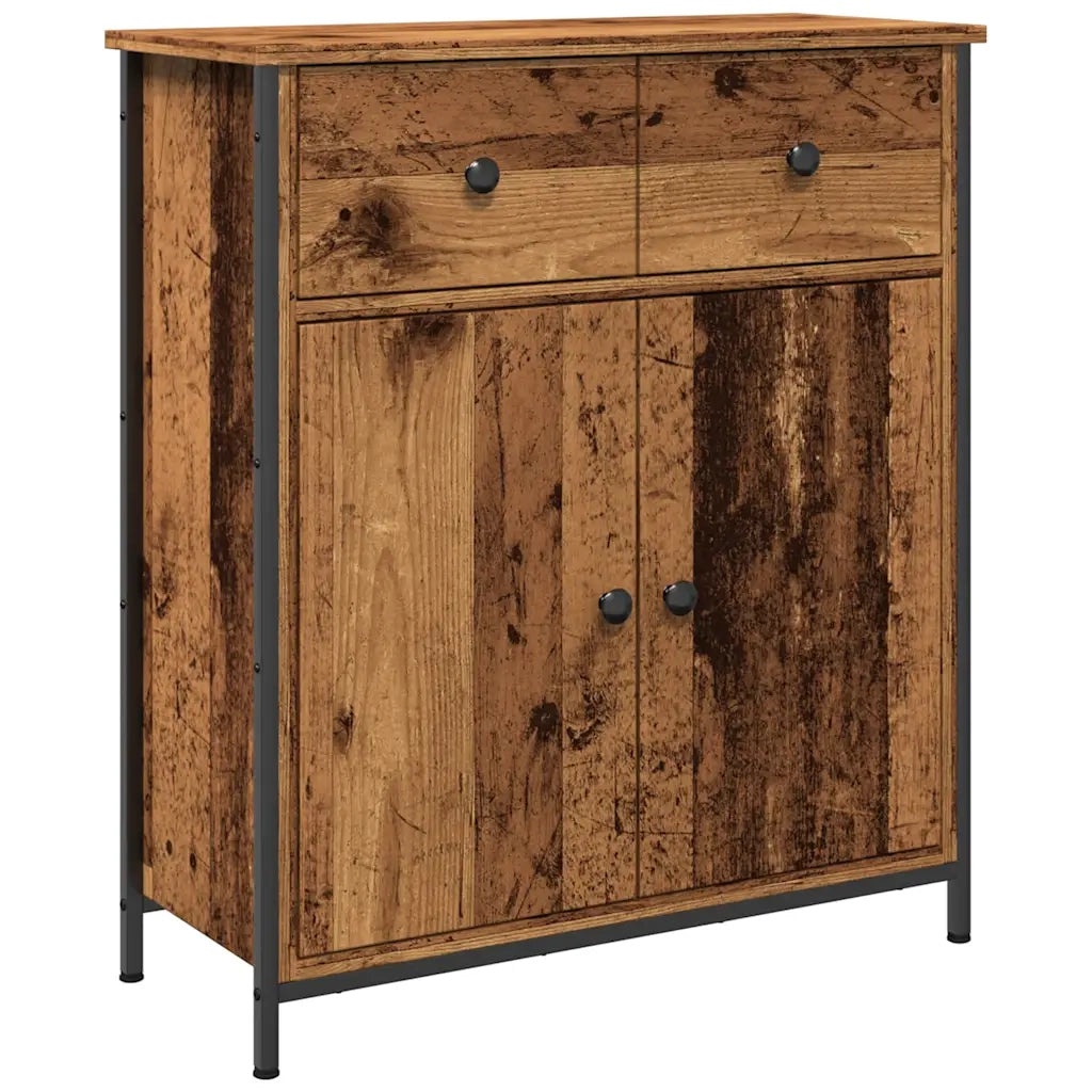 Credenza Legno Antico 70x30x80 cm in Legno Multistrato 857470