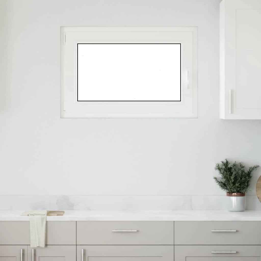 Finestra per Soffitta RISOR 90 x 60 cm PVC e Vetro Bianco CFW1679736