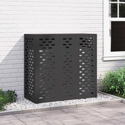 Copertura per condizionatore d'aria Nero 110 x 50 x 105 cm 865911