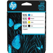 Confezione da 4 cartucce di inchiostro originali HP 934/935, nero / ciano / magenta / giallo (6ZC72AE) per stampanti HP OfficeJet Pro 6200