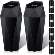 Contenitore di Rifiuti Portatile - 4 Sacchi di Rifiuti con 4 Ruote - Impermeabile - Spaziale - Materiale PP di Alta Qualità - Leggero e Duraturo - Contenitore di Rifiuti con Ruote